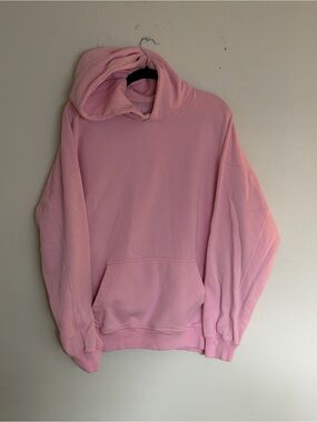 Abercrombie & Fitch Light Pink Sherpa-Lined Hoodie